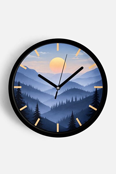 JHAAR Αφηρημένο - Μποέμ - Φύση - Μοντέρνο ρολόι τοίχου με θέα στη θάλασσα - 2...