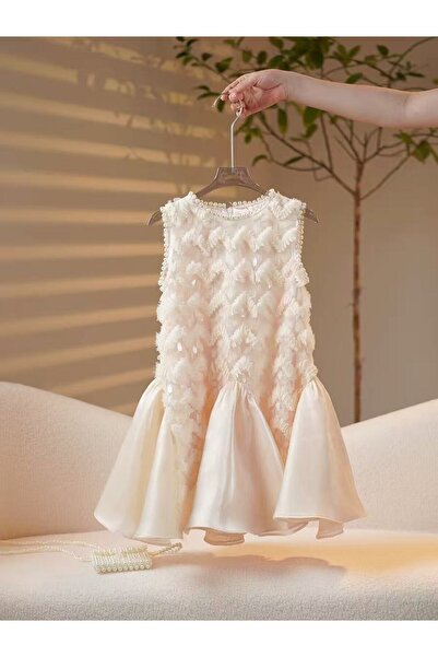 Miss Wang Girls' highend vest dress