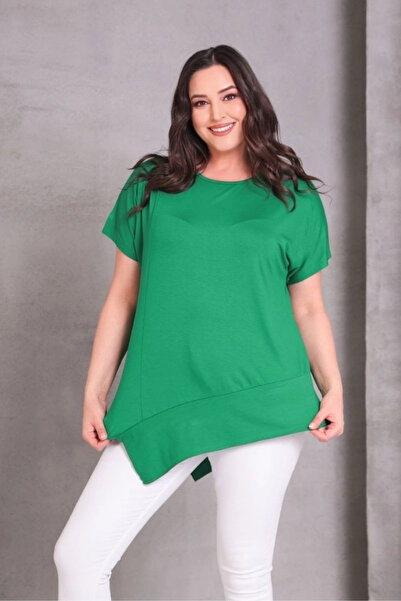 aytemas Ασύμμετρη Βασική Μπλούζα με Φούστα