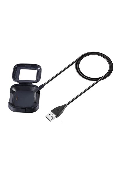 Liger كابل شحن USB، قاعدة شحن، محطة شحن لـ Fitbit Versa، كابل شحن ذكي