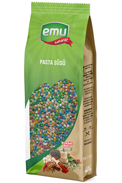 Emu Baharat Renkli Yıldız Pasta Süsü