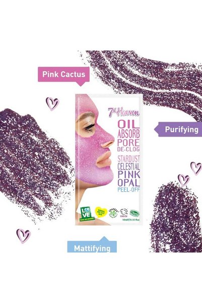 7th Heaven Mască peel-off cu Opal Roz 10ml