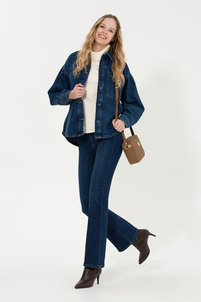 U.S. Polo Assn. Women's Blue Jean Trousers 50253505-Dn0022