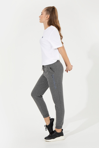 U.S. Polo Assn. Women's Anthracite Melange Sweatpants 50256316-Vr081