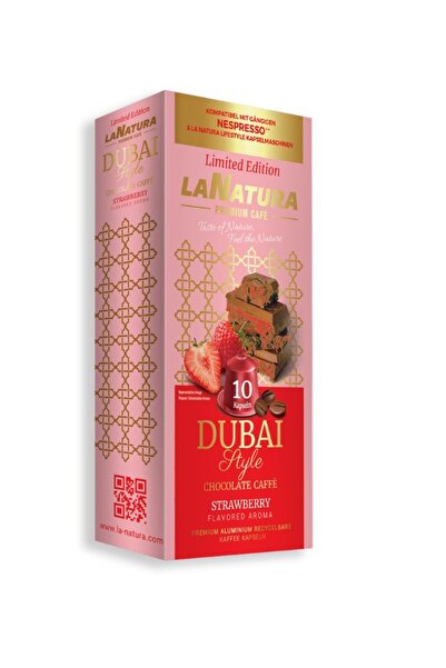 LA NATURA LIFESTYLE Premium Dubai Style Strawberry Chocolate Coffee Capsules-...