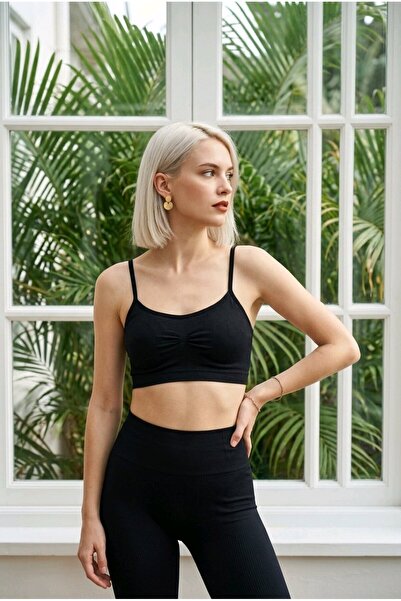 Moonrise Socks Crop Women's Bustier Basic Black