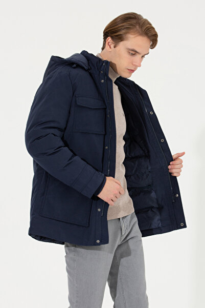 U.S. Polo Assn. Men's Navy Blue Coat 50253727-Vr033