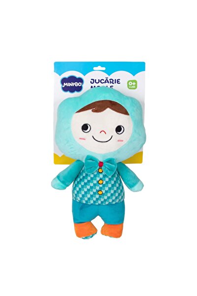 Minibo Jucarie de plus, moale, pentru somn, Minibo, Albastru