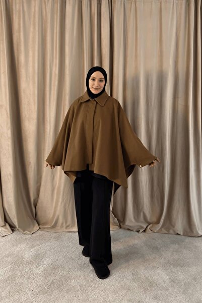 EYMAHCA Kadın Panço Standart Beden – Günlük Kışlık Şık