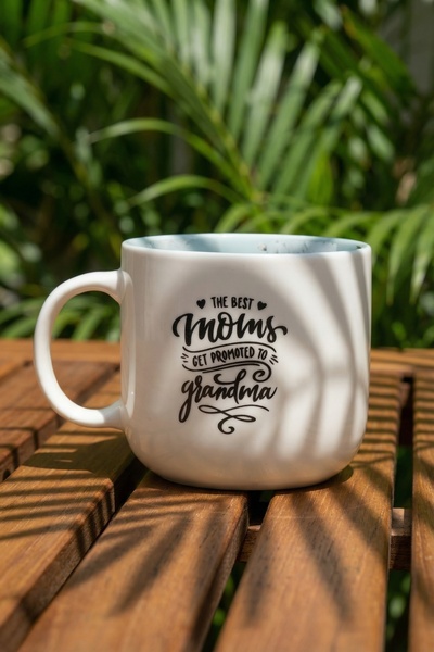 ACAR Julya Porcelain Mug Blue - 415 ml