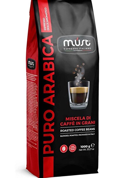 must ESPRESSO ITALIANO Must Puro Arabica - 100% Arabica - Dark Roast Whole Co...
