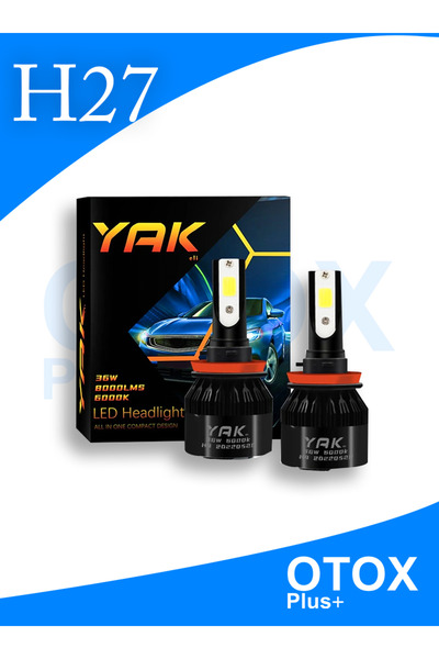 Yak 880 (H27) Xenon Far | Serisi – Ultra Parlak Beyaz Sis Farı Güçlü Aydınlatma