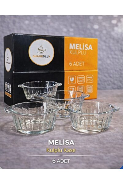 SHAHEDLUX MELİSA KULPLU 6’LI KASE FIRINA VE ISIYA DAYANIKLI