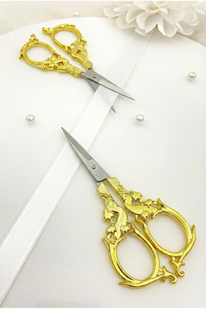 ZEYMERADE Χρυσό ψαλίδι για υποσχέσεις και αρραβώνες, ψαλίδι για κορδέλες, ειδ...