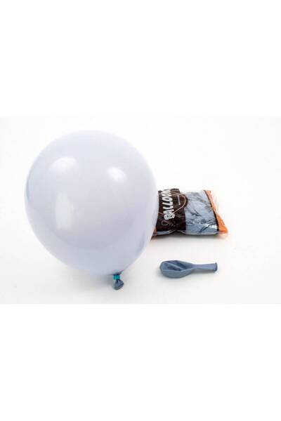 OEM Matte Colored Latex Balloons 100/Set Lilac-Blue12"