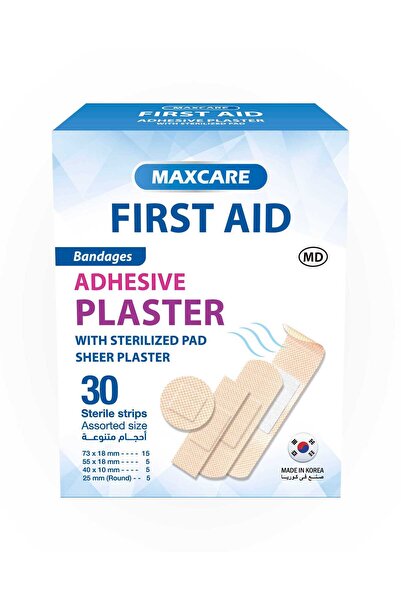 Maxcare First Aid Bandage Assorted 30 Pcs