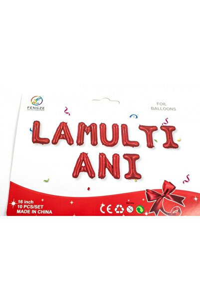 OEM Happy Birthday Red Foil Balloons