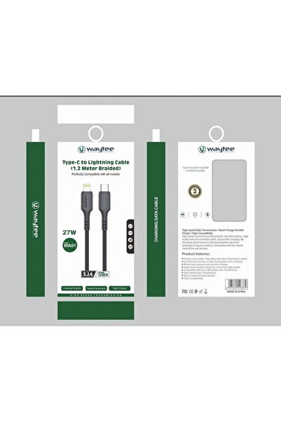 waytee Type C iPhone Cable Charger