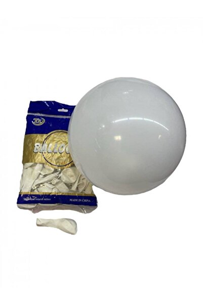 OEM Baloane 100/Set 10- 25cm Alb Mat Tx