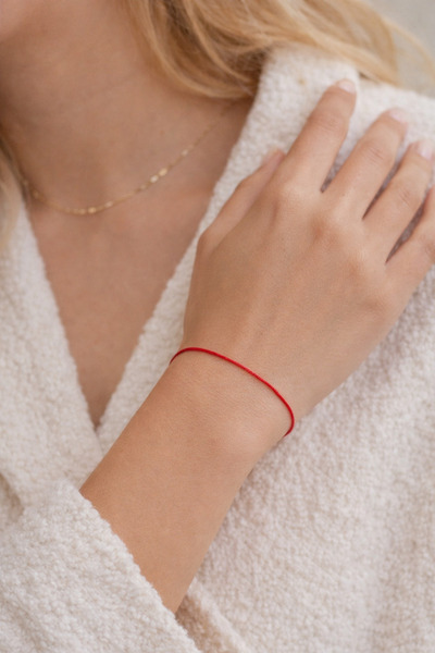 Femenino Red String Lucky Bracelet