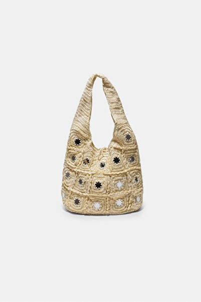 Stradivarius Aynalı büyük omuz çantası