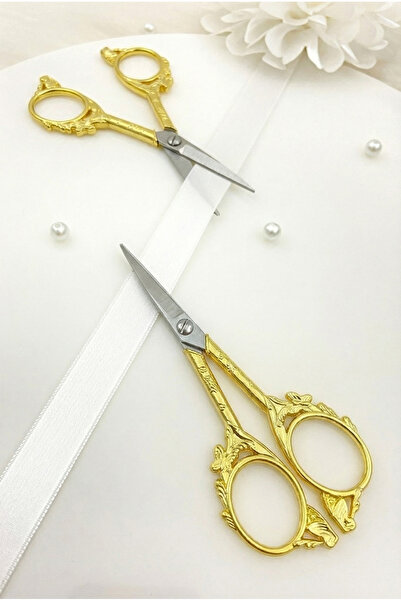 ZEYMERADE Χρυσό ψαλίδι για υποσχέσεις και αρραβώνες, ψαλίδι για κορδέλες, ειδ...