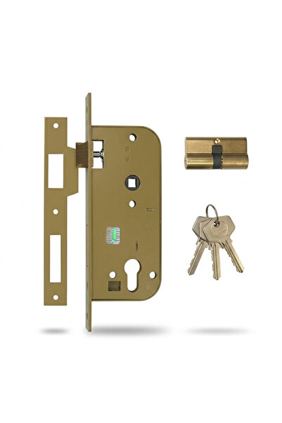 Generic Wooden Door Lock Mechanism – Heavy Duty Interior Door Lock Set for Wo...