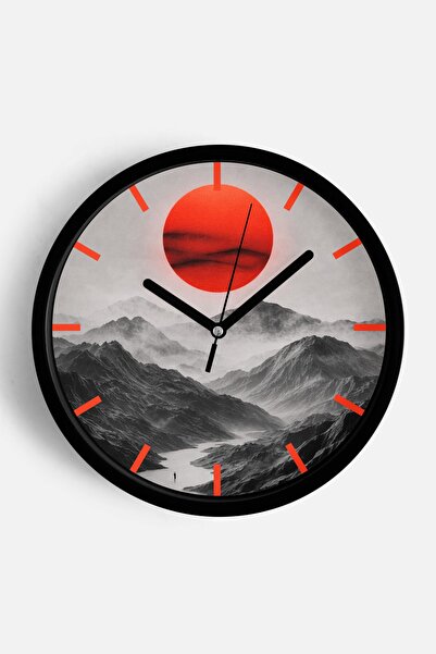 JHAAR Αφηρημένο - Μποέμ - Φύση - Μοντέρνο ρολόι τοίχου με θέα στη θάλασσα - 3...