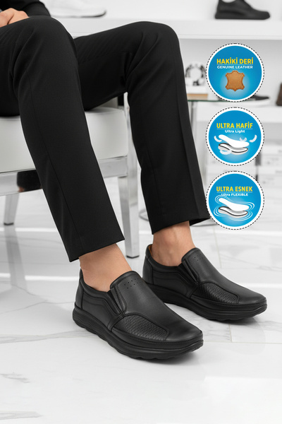 AYAKMOD Pantofi clasici pentru bărbați Premium 505 M Black