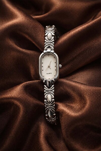 İnogge Glosia Women's Steel Watch Silver Color Vintage Design Elegant Stylish...