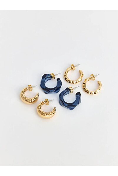 LC Waikiki Σετ γυναικεία σκουλαρίκια 3 τεμαχίων (S6)