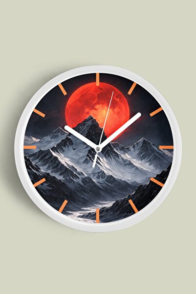 JHAAR Αφηρημένο - Μποέμ - Φύση - Μοντέρνο ρολόι τοίχου με θέα στη θάλασσα - 2...