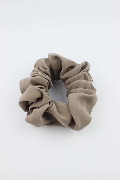 İLKYAZ Soft Cotton Fabric Elastic Buckle Bagel Buckle - Mink