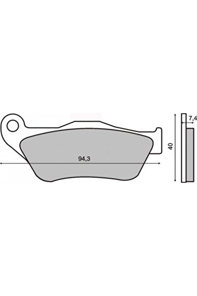 RMS Placute frana (Sinter) Yamaha RX Xmax 125-250 '05-'07