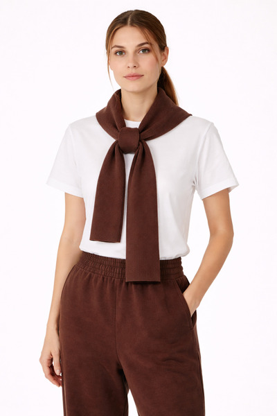 Kureyzibies Comfortable Cut Double Suit with Shawl Detail