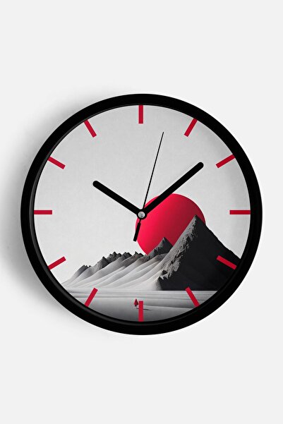 JHAAR Αφηρημένο - Μποέμ - Φύση - Μοντέρνο ρολόι τοίχου με θέα στη θάλασσα - 2...