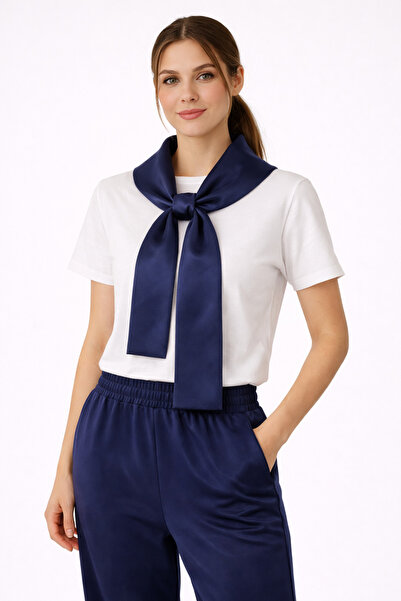 Kureyzibies Comfortable Cut Double Suit with Shawl Detail