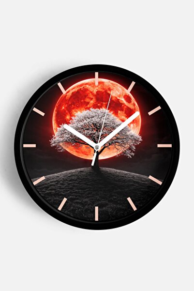 JHAAR Αφηρημένο - Μποέμ - Φύση - Μοντέρνο ρολόι τοίχου με θέα στη θάλασσα - 4...