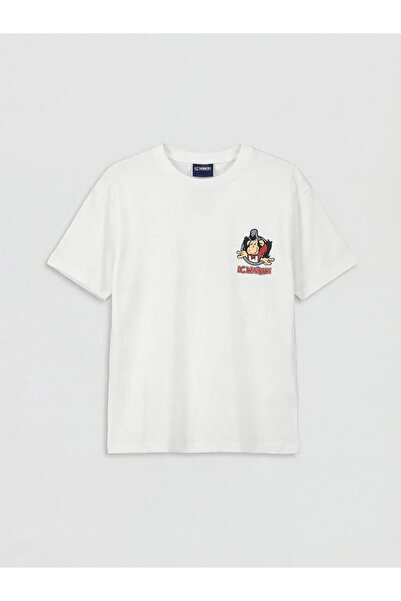 LC Waikiki Νοσταλγικό μπλουζάκι για αγόρια με στάμπα μαϊμού (S6)