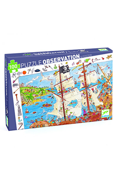 djeco Pirate Observation Puzzle,