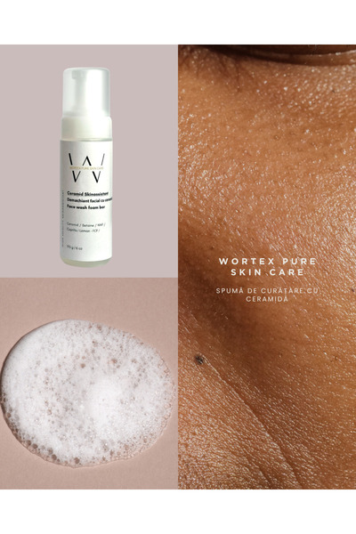 Wortex Pure Skin Care Spumă de curățare facială cu ceramidă