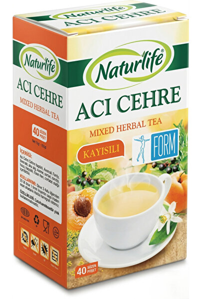 Naturlife ACI ÇEHRE KAYISILI FORM ÇAYI 40ADET