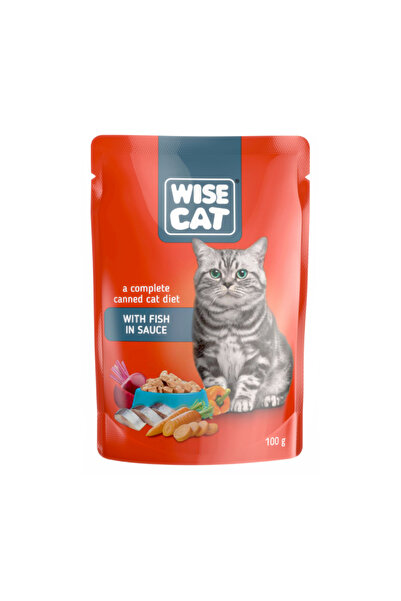 OEM Hrana Umeda Pisici WISE CAT – Peste in Sos 100g