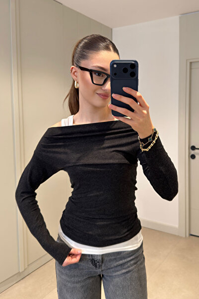 MAGARDE Special Series Off-The-Shoulder Suit - Black