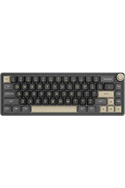 ROYAL KLUDGE R75 Gaming Keyboard, Brown Switch, RGB lighting, Wired (Black/Br...