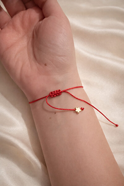 Femenino Red String Kırmızı İp Yıldızlı Bileklik