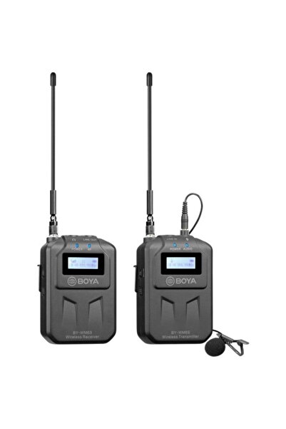 AS BOYA Sistem wireless UHF Boya BY-WM6S cu Microfon lavaliera Transmitator s...