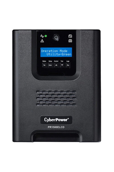 Cyber UPS Power PR1500ELCD, Mini-tower, 1500 VA, 1350 W, AVR, Display LCD, USB