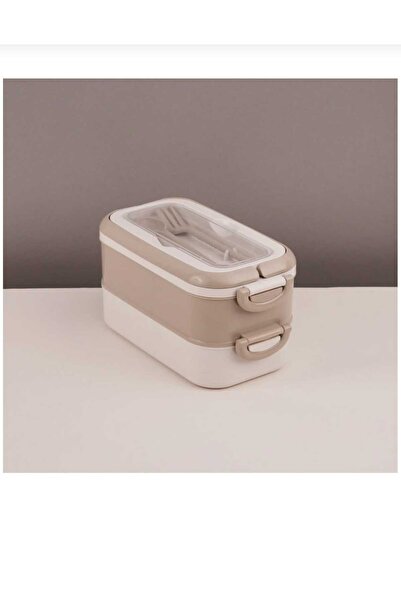Gondol LUNCH BOX DİYET+ ÖĞÜN TAŞIMA İÇİN 2 KATLI KAŞIK ÇATALLI BESLENME KUTUS...