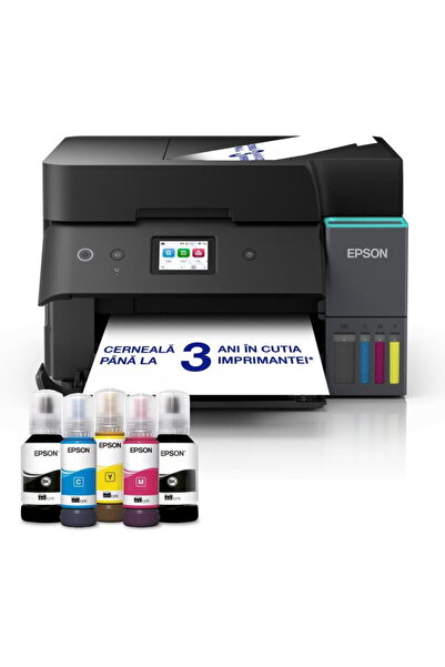 EPSON Multifunctional inkjet color EcoTank CISS L6390, A4, Negru